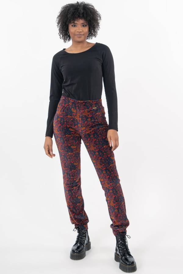 HAZEL PANTS IN ORGANIC GOTS VELVET