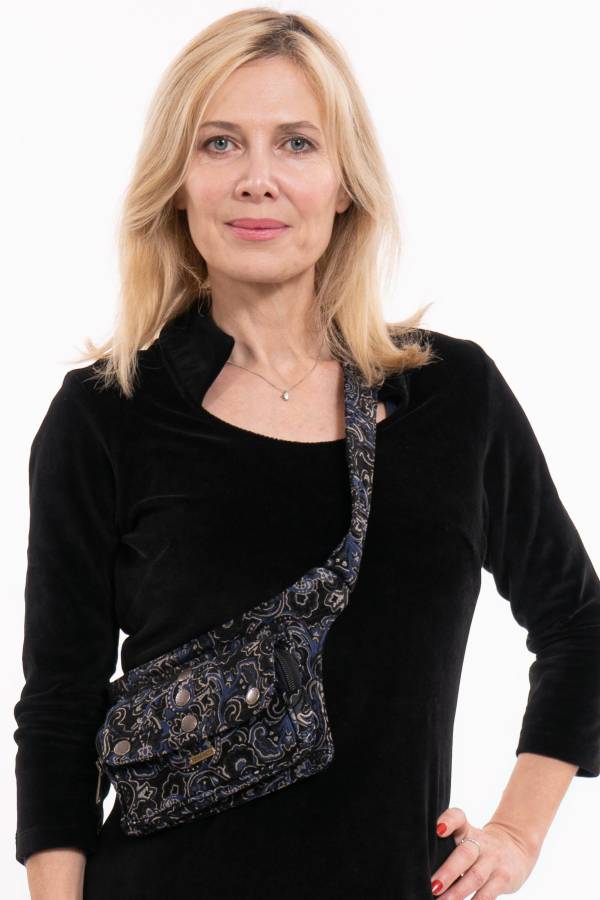 Gürteltasche Bonnie aus Brokat