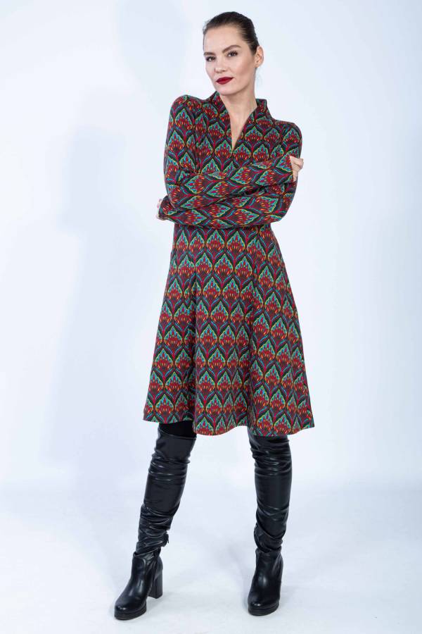 Kleid Daria aus Bio Interlock Jacquard