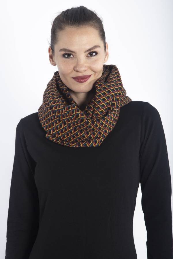 LoopSchal aus Bio Interlock Jacquard