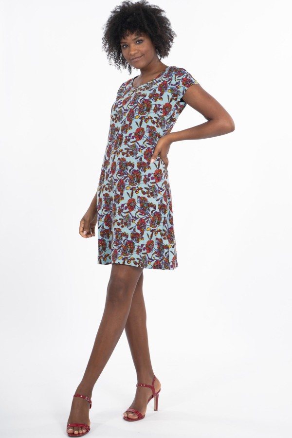 Abito Dobrila in viscosa (Lenzing™ Ecovero™)