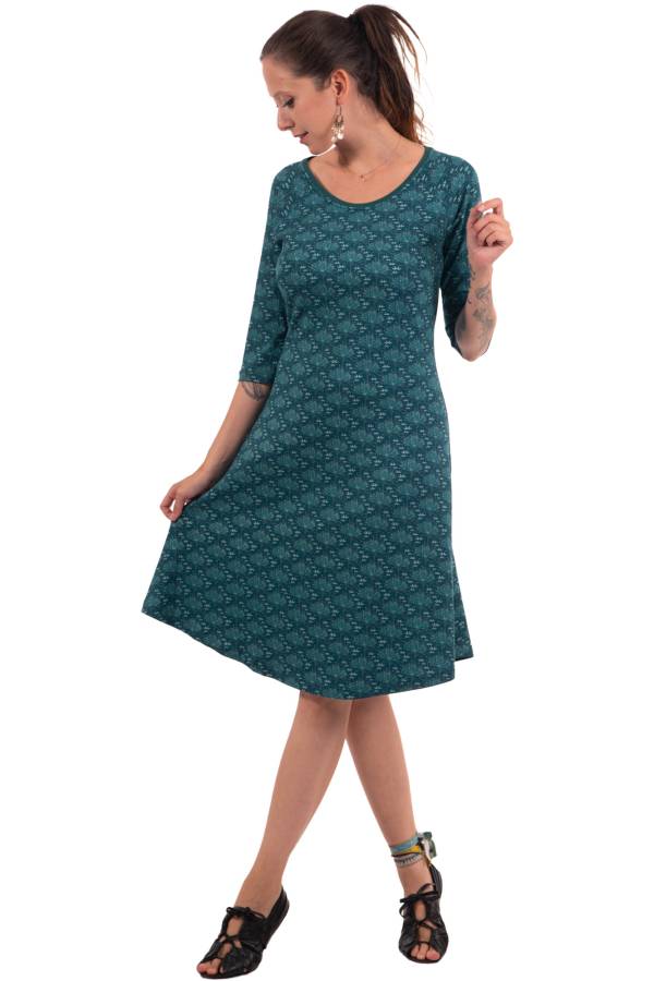 DRESS KAROLINA FROM GOTS ORGANIC JERSEY