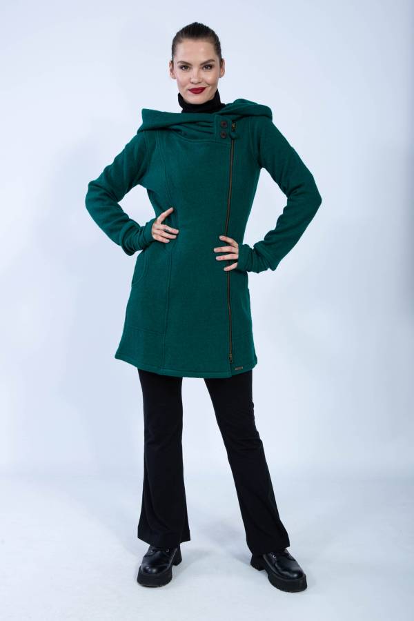 Merinomantel mit Kapuze | Maribelle