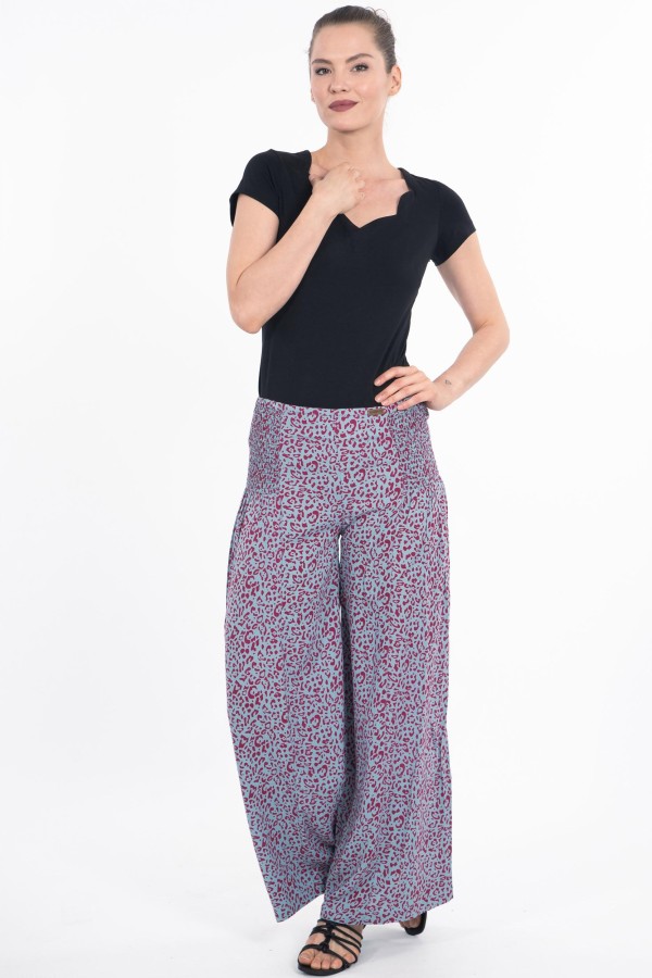 Pantaloni Hula in viscosa (Lenzing™ Ecovero™)