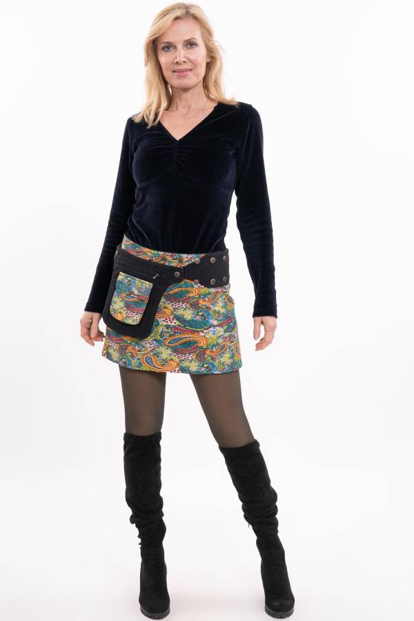 Click and Go Wendbarer Rock Rica aus Bio Winterjersey