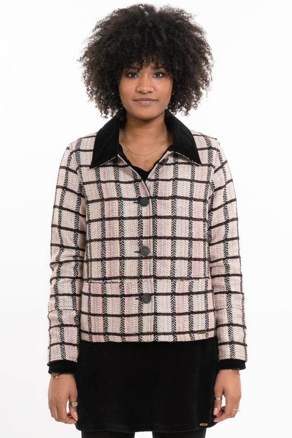Wolljacke Jaimie aus recyceltem Wolljacquard