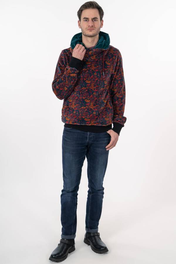 SWEATER PAUL IN ORGANIC GOTS VELVET