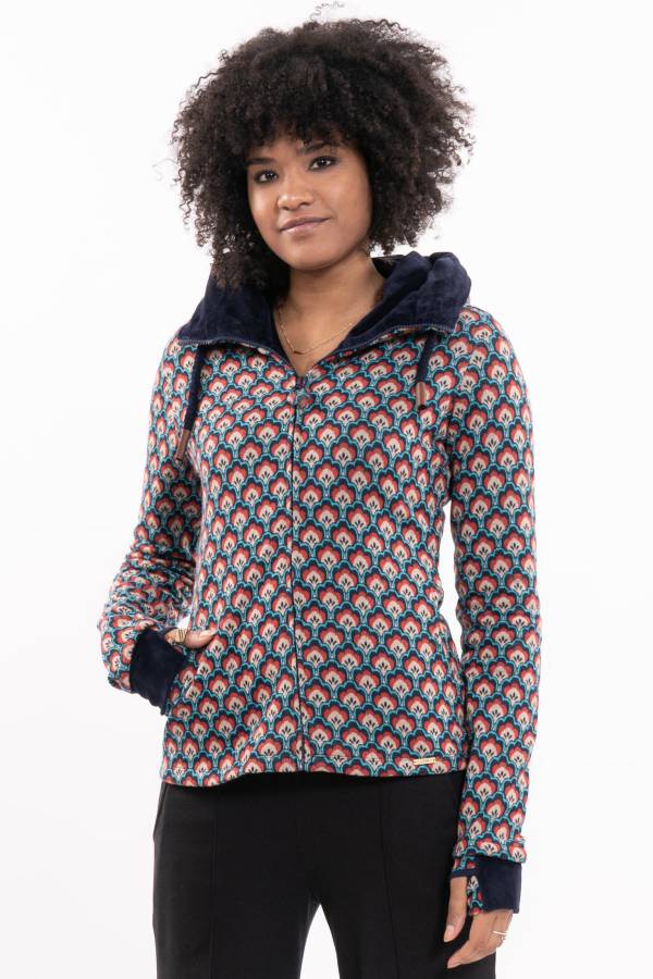 Jacke Jessy aus Bio Interlock Jacquard