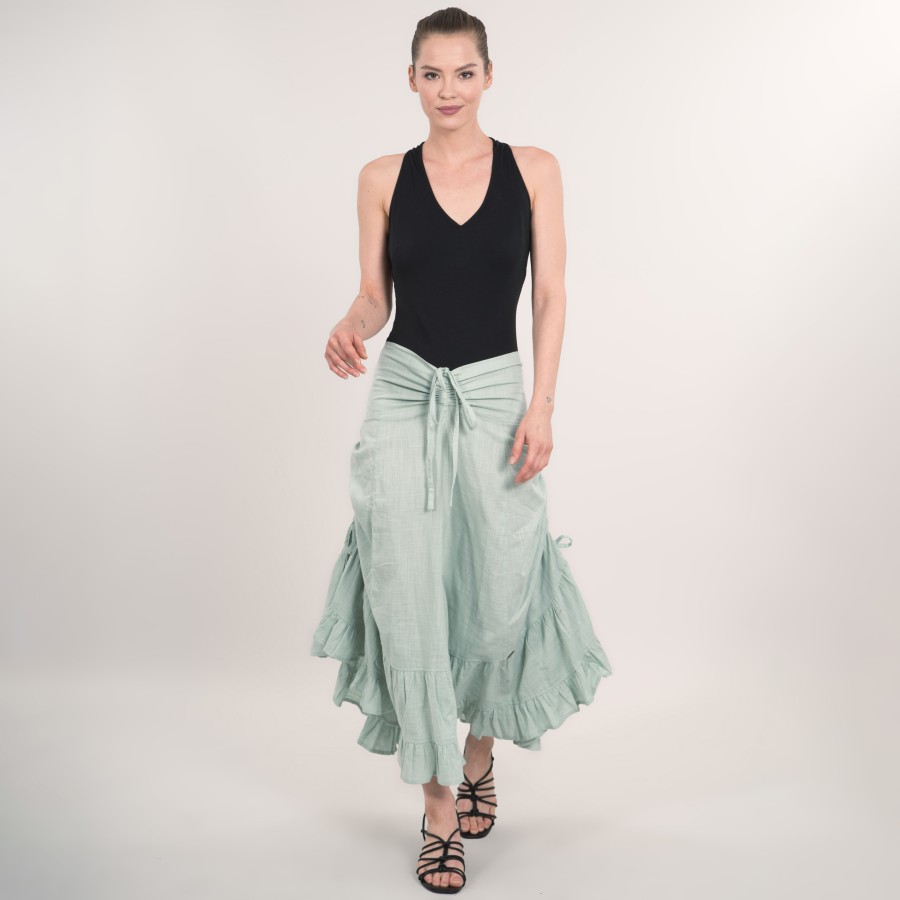 SKIRT SIMIN ORGANIC GOTS COTTON SLUB