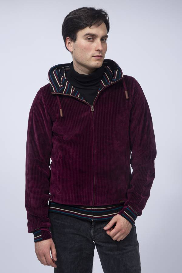 Jacke Jason aus Samt Kord