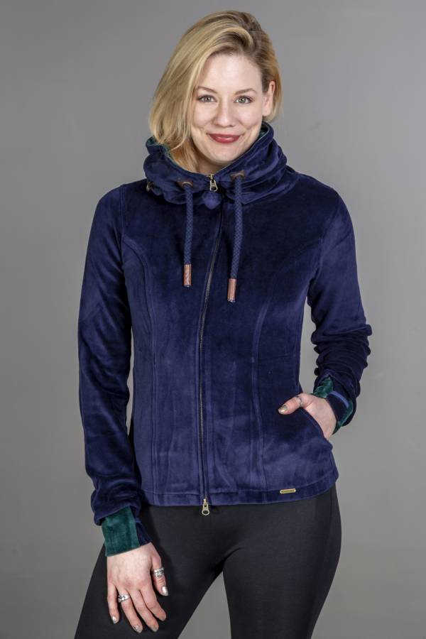 Jessy jacket in organic GOTS velvet