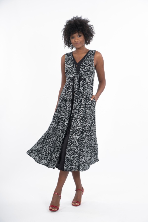 DRESS DALERIA IN VISCOSE (LENZING™ ECOVERO™)