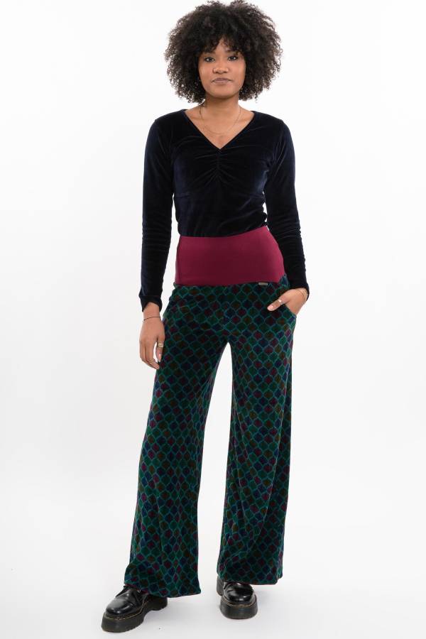 Pantaloni Hedda in velluto biologico GOTS