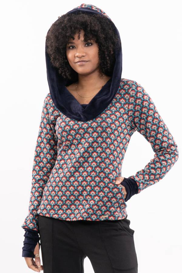 Maglia Phoenix in jacquard interlock organico GOTS