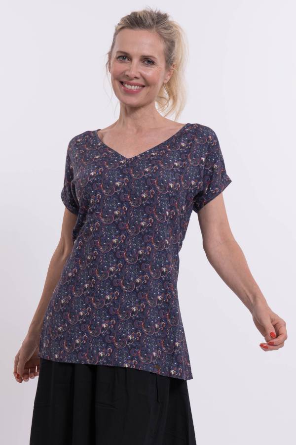 T-Shirt Tomoko aus Viskose