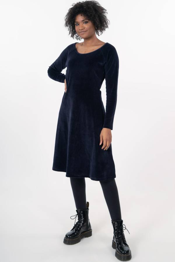 DRESS KORINNA FROM BIO GOTS INTERLOCK JAQUARD