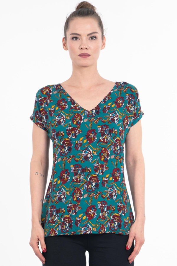 T-SHIRT TOMOKO IN VISCOSE (LENZING™ ECOVERO™)