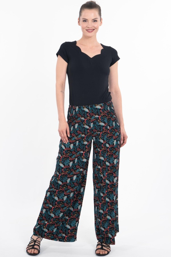 PANTS HULA IN VISCOSE (LENZING™ ECOVERO™)