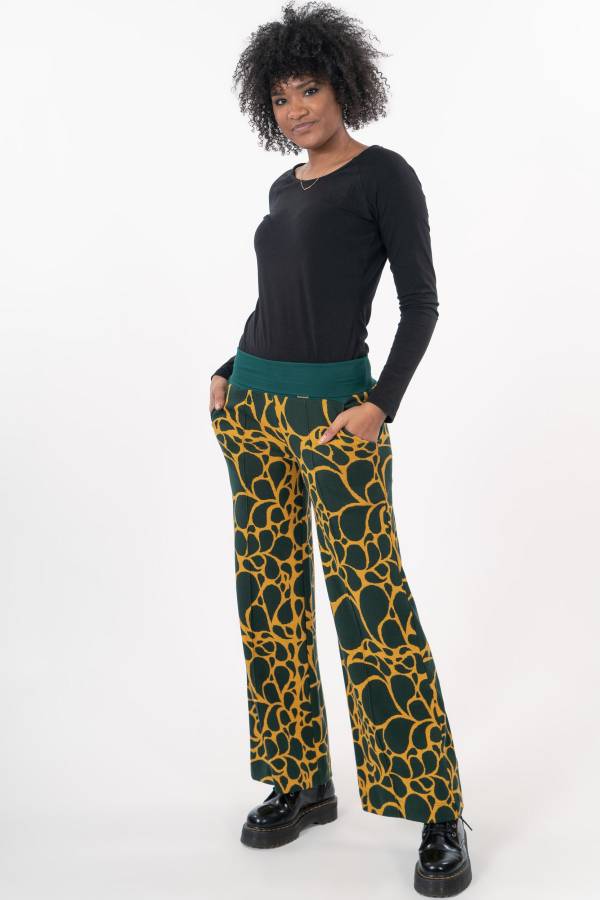 PANTS HEDDA INTERLOCK JAQUARD