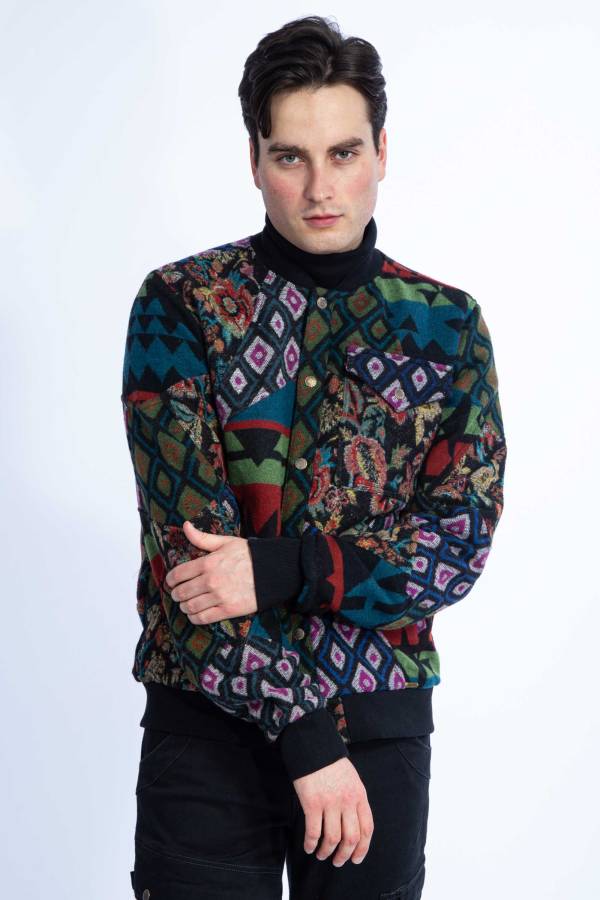 Jarius upcycled jacket made from recycled wool