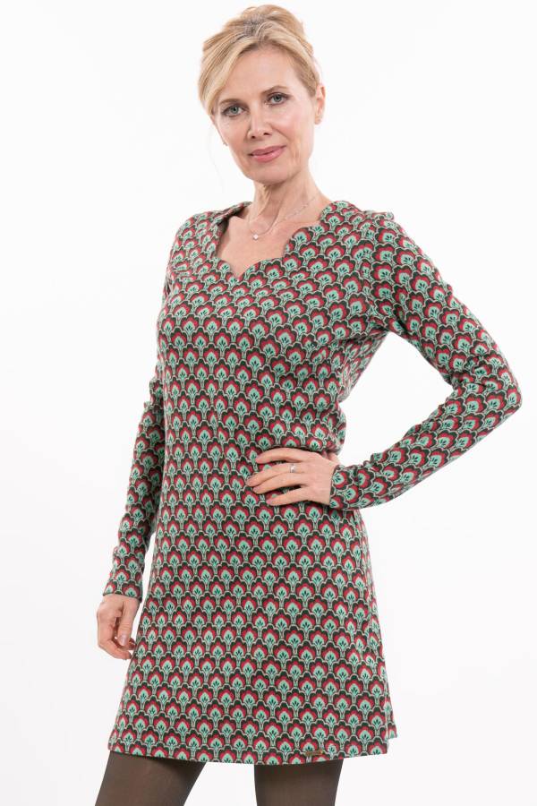 Kleid Klara aus Bio Interlock Jacquard