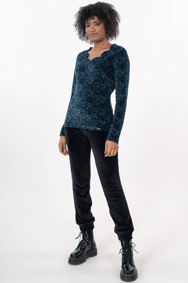 SWEATER TATIANA FROM ORGANIC GOTS VELVET