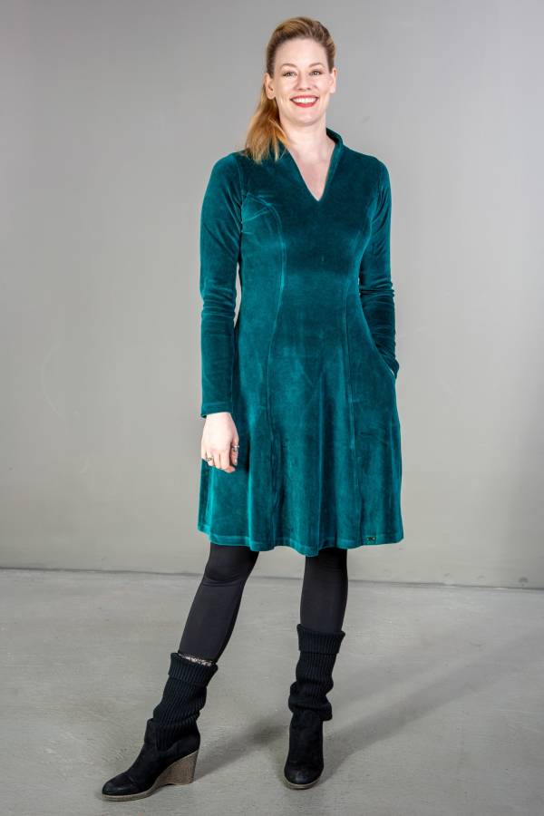 Abito Daria in velluto biologico GOTS