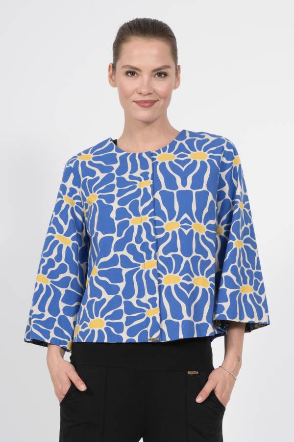 Giacca Jill in popeline organico GOTS