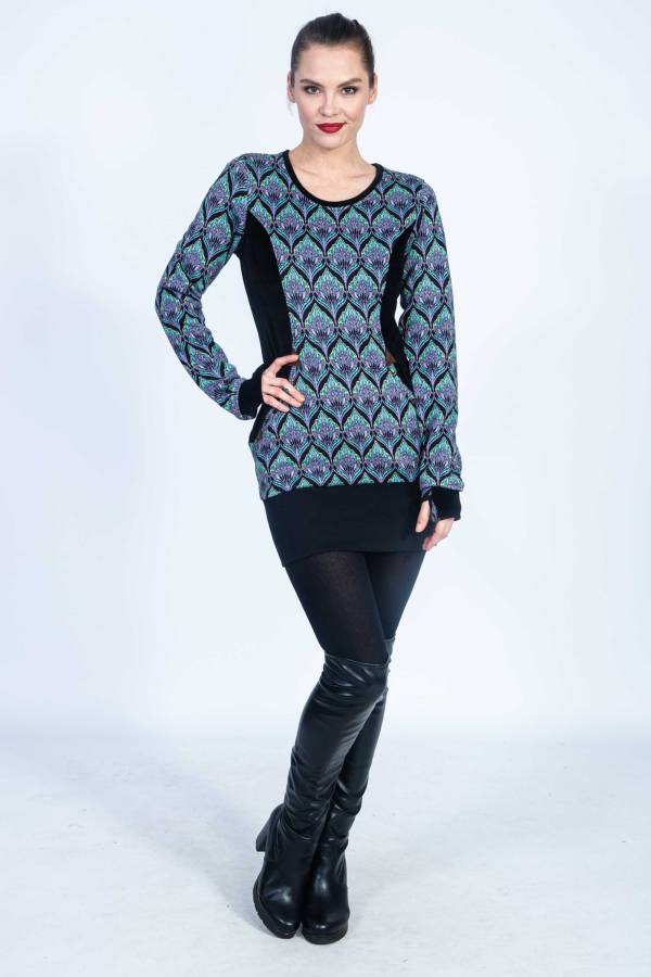 Kleid Kosima aus Bio Interlock Jacquard