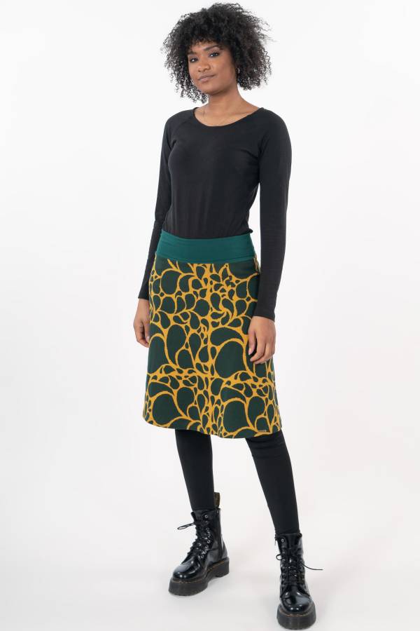 SKIRT ROSI FROM BIO GOTS INTERLOCK JAQUARD