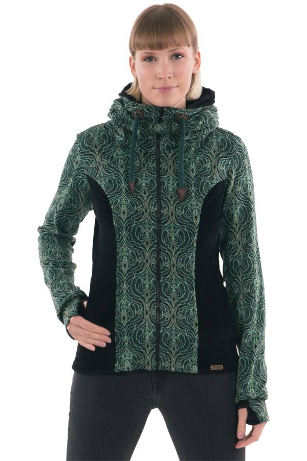 Jacke Jessy aus Bio Samt & Interlock Jacquard