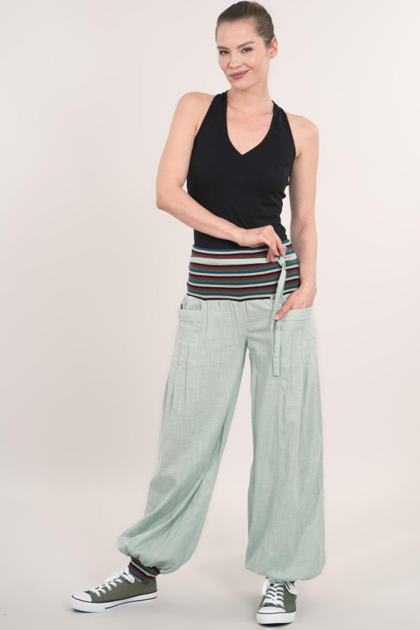 ORGANIC GOTS COTTON SLUB PANTS PANCHITO
