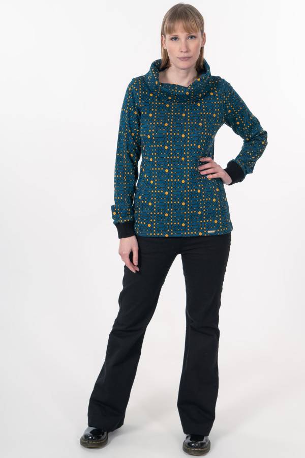 SWEATER PEANUT INTERLOCK JAQUARD