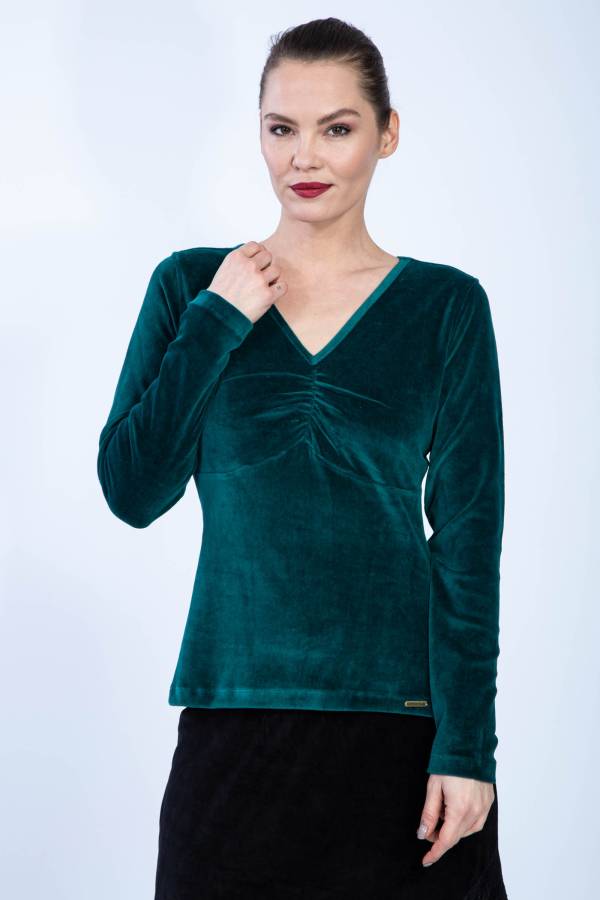 Panga sweater in organic GOTS velvet